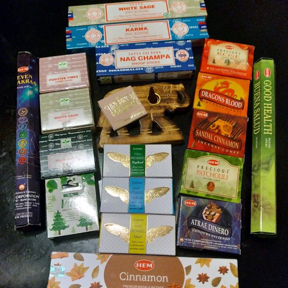 NEW Premium Incense Sampler Box w/ Holder - Picture 2 of 8